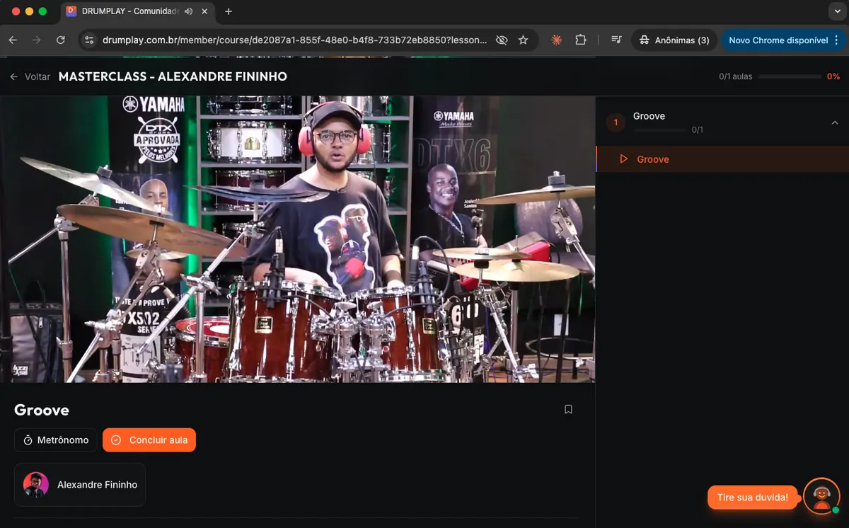 MasterClass com Alexandre Fininho